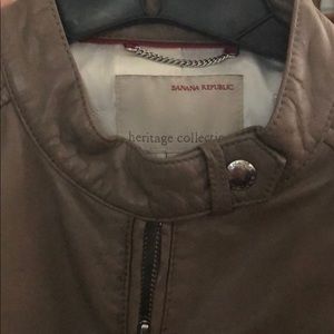 Banana Republic Leather Jacket.
